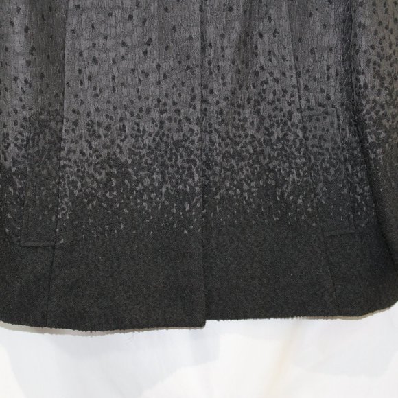 Kelly by Clinton Kelly Grey Black Button Front Textured Jacket - Picture 3 of 6